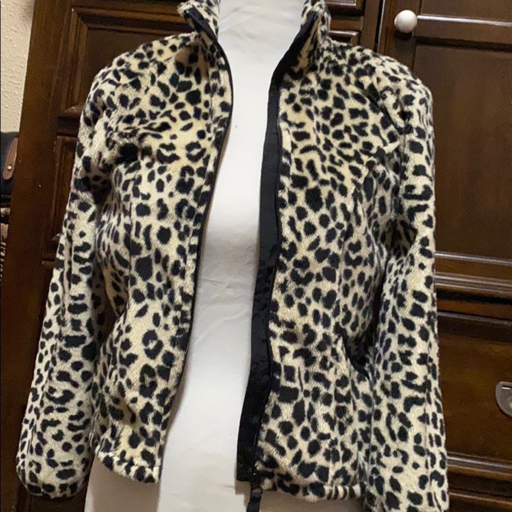 Girls Leopard Jacket